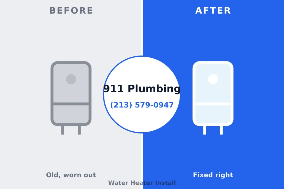 Before and after: plumbing repair Awendaw, SC
